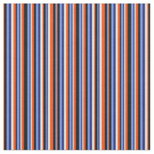 Tissu Bleu, Noir, Rouge, Motif Cyan clair