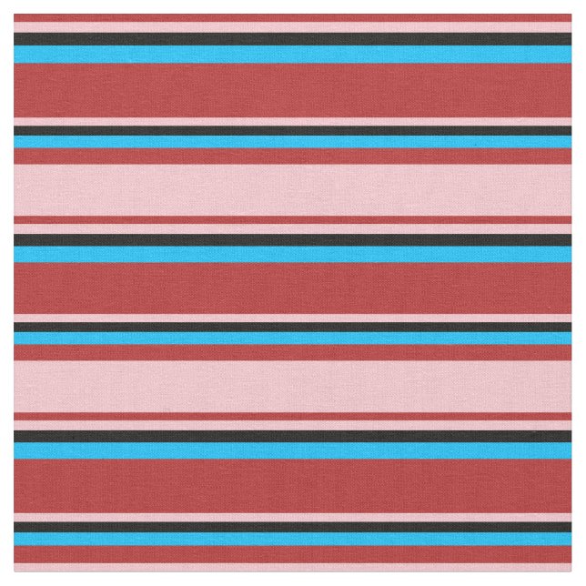 Tissu Bleu rouge, rose, noir et profond du ciel (Fermer)