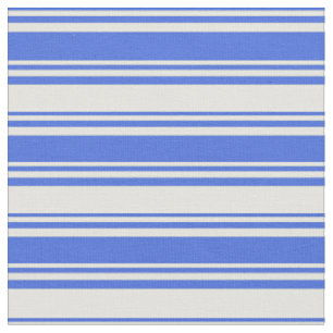 Tissu Bleu royal et couleurs jaunes claires