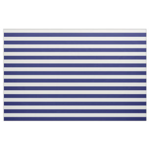 Tissu Bleu Sailor Stripe (moyenne échelle)