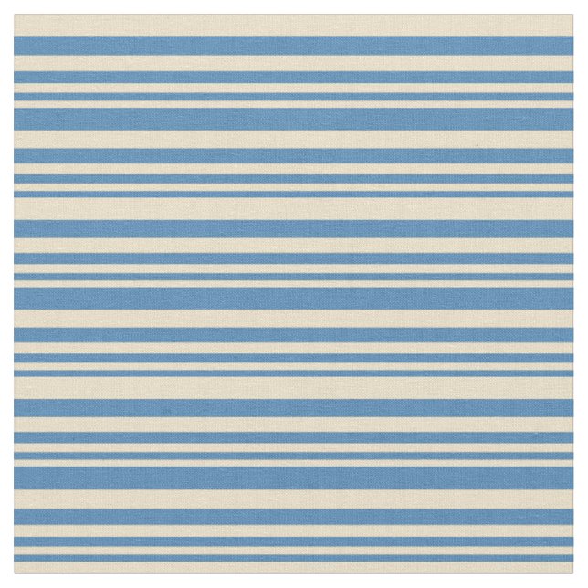 Tissu Bleu & Tan (Fermer)