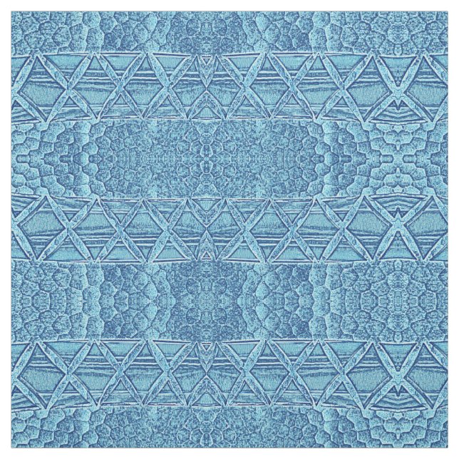 Tissu Blue Denim Crisscross (Échantillon)