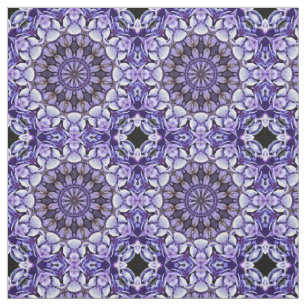 Tissu Blue Hydrangea Flower Petals Abstrait Art Motif