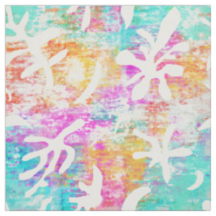 Tissu Boho Abstrait Matisse Formes botaniques