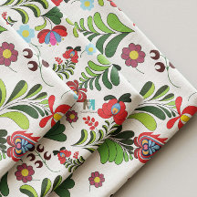 Boho, folklore hongrois, motif floral, Matyo, Tuli