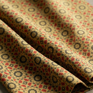 Tissu Boho Oriental Colorée Mosaïque Motif géométrique