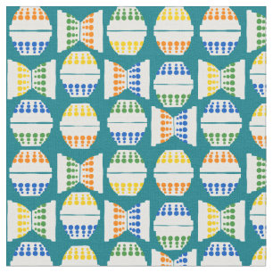 Tissu Bol de mélange vintage avec Pois