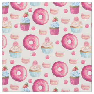 Tissu Bonbons à fraise