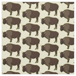 Tissu Bonne illustration de bison américain