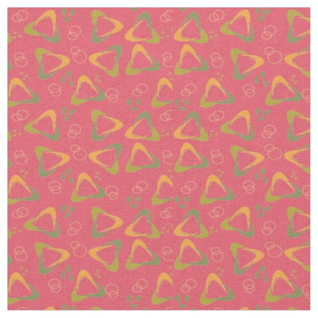 Tissu Boomerangs en triangles (Fermer)