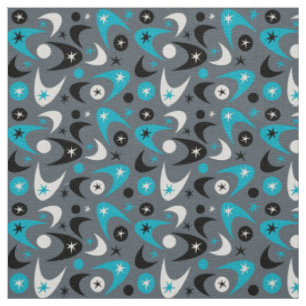 Tissu Boomerangs rétro