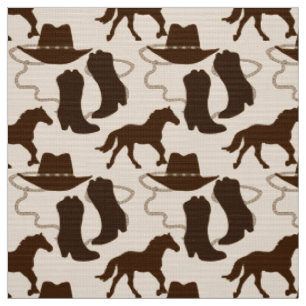 Tissu Boots Casquettes de Western Cowboy, cheval
