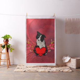 Tissu Border collie mignon