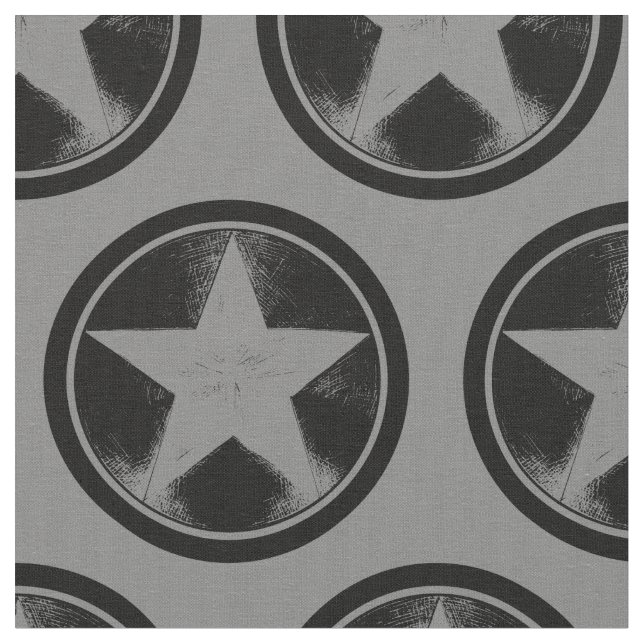 Tissu Bouclier Grunge Captain America (Fermer)