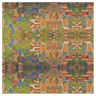 Tissu Bouddhisme bouddhiste de Bouddha bénissant le