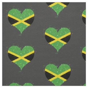 Tissu Briller de drapeau de la Jamaïque beau