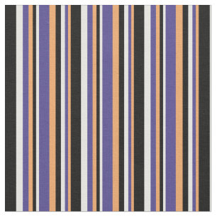 Tissu Brown, Ardoise foncée, Bleu, Blanc et Noir