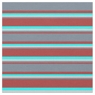 Tissu Brown, gris ardoise, gris clair et vert clair et c