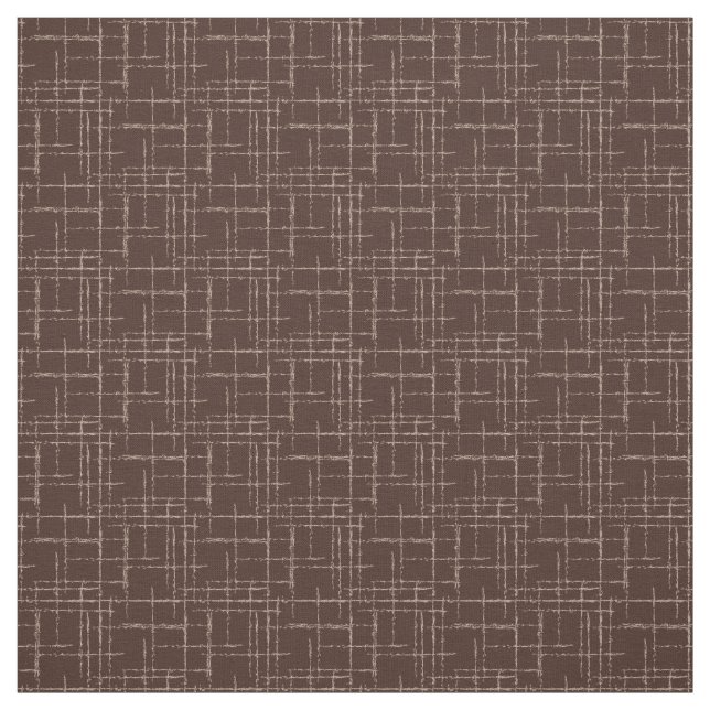 Tissu Brun texturé. (Échantillon)