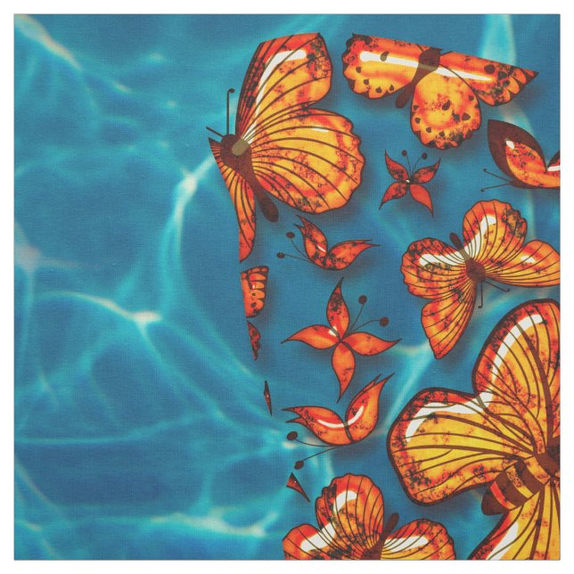 Tissu Butterfly Love 1 Options Fabric personnalisé (Échantillon)