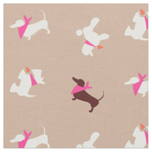 Tissu Cabots en moka suisse rose