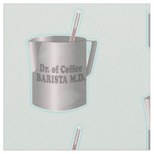 Tissu Café Barista faisant drôle docteur