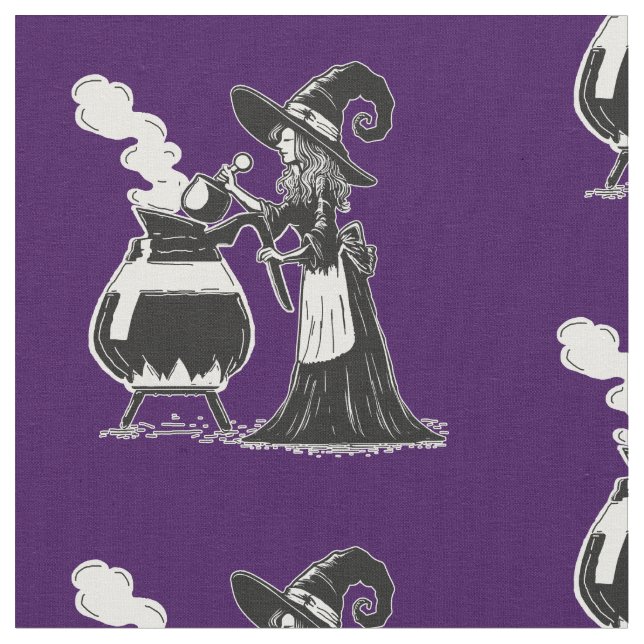 Tissu Café Halloween (Fermer)
