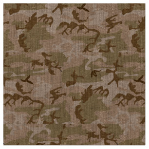 Tissu Camo du désert - Camouflage Brown