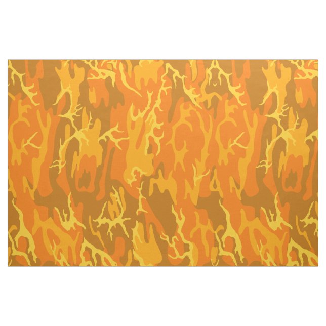 Tissu Camo orange (Fat Quarter)