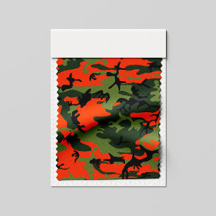 Tissu Camouflage orange et vert, Militaire, Armée