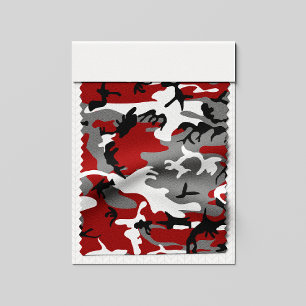 Tissu Camouflage rouge et gris, Militaire, Armée