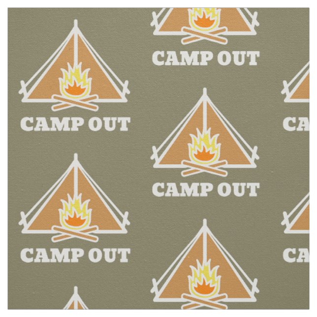 Tissu Camp hors (Échantillon)