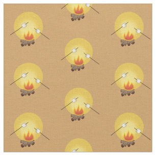Tissu Camping Roasting Marshmallows