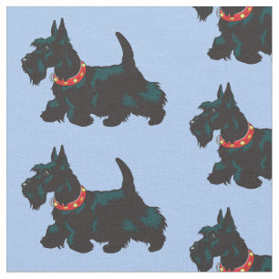 Tissu canard-terrier écossais