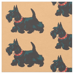 Tissu canard-terrier écossais