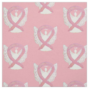 Tissu Cancer du sein Sensibilisation rose Ruban matériau