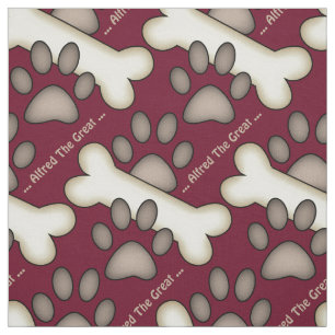 Tissu Canine faite sur commande d'empreintes de pattes