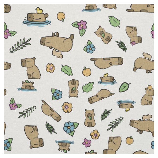 Tissu Capybara (Échantillon)