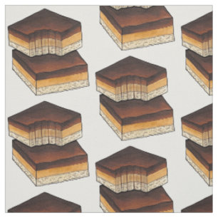 Tissu Caramel de pain court de Millionaire Carré UK Food