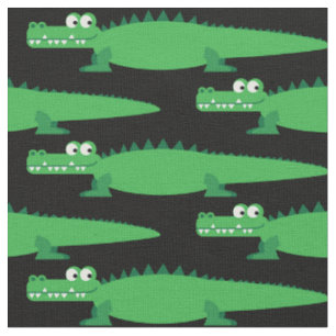 Tissu Caricature crocodile pour enfants Alligator Gators