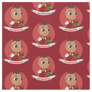 Tissu Caricature pour bébé de Noël mignon