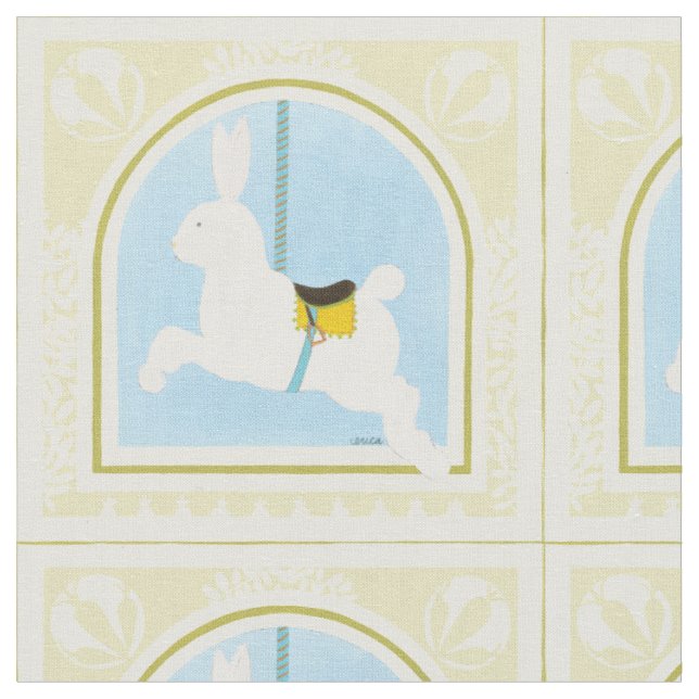 Tissu Carousel Rabat par Juin Erica Vess (Fermer)