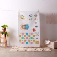 Carrés mignons mariaux et poupées d'édredon de