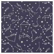 Cartes Zodiac Star Blanc Sur Sorcière Cheeky Bleu 