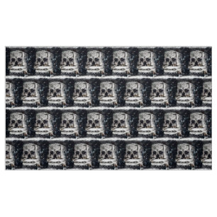 Tissu Castle Skull