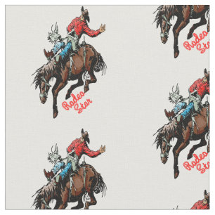 Tissu Cavalier à cru de cheval de Bronc de cowboy