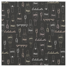 Célébrations de Champagne en noir