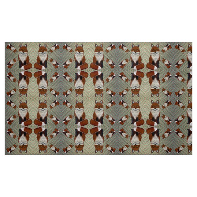 Tissu Cercle Fox (Fat Quarter)