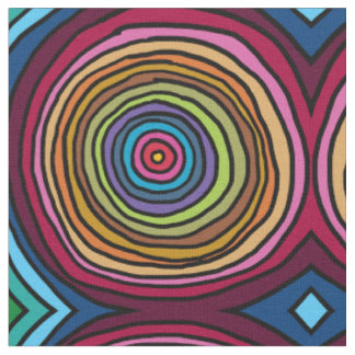 Tissu Cercles Colorés