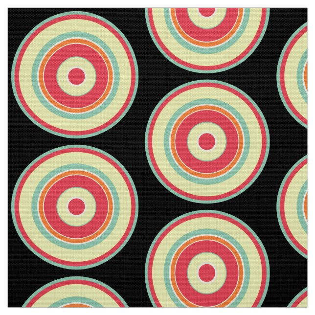 Tissu Cercles colorés 01 (Échantillon)